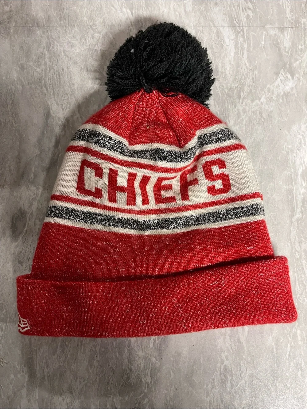 Kansas City Chiefs Knit Beanie Winter Hat NFL New Era Cap Adult OSFM